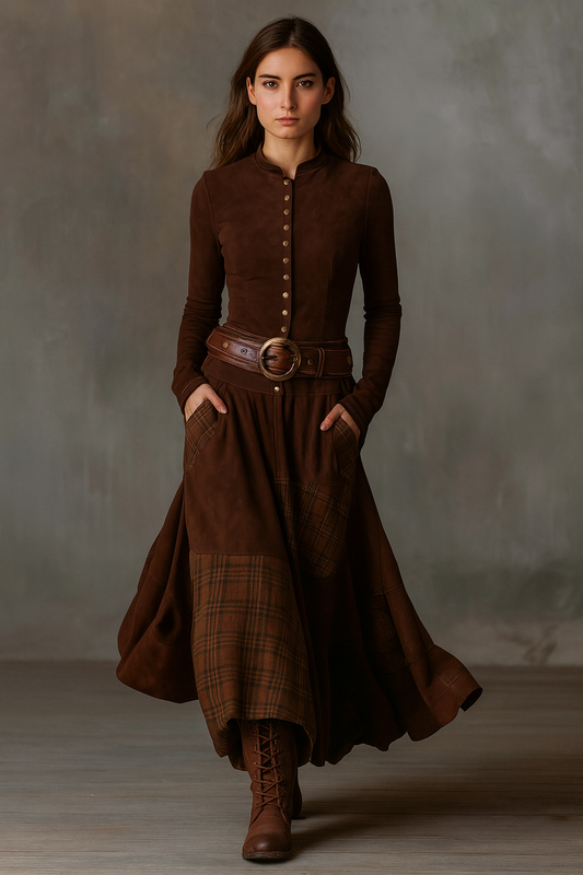 VESTIDO ELEGANCIA ARTESANAL CON CARÁCTER