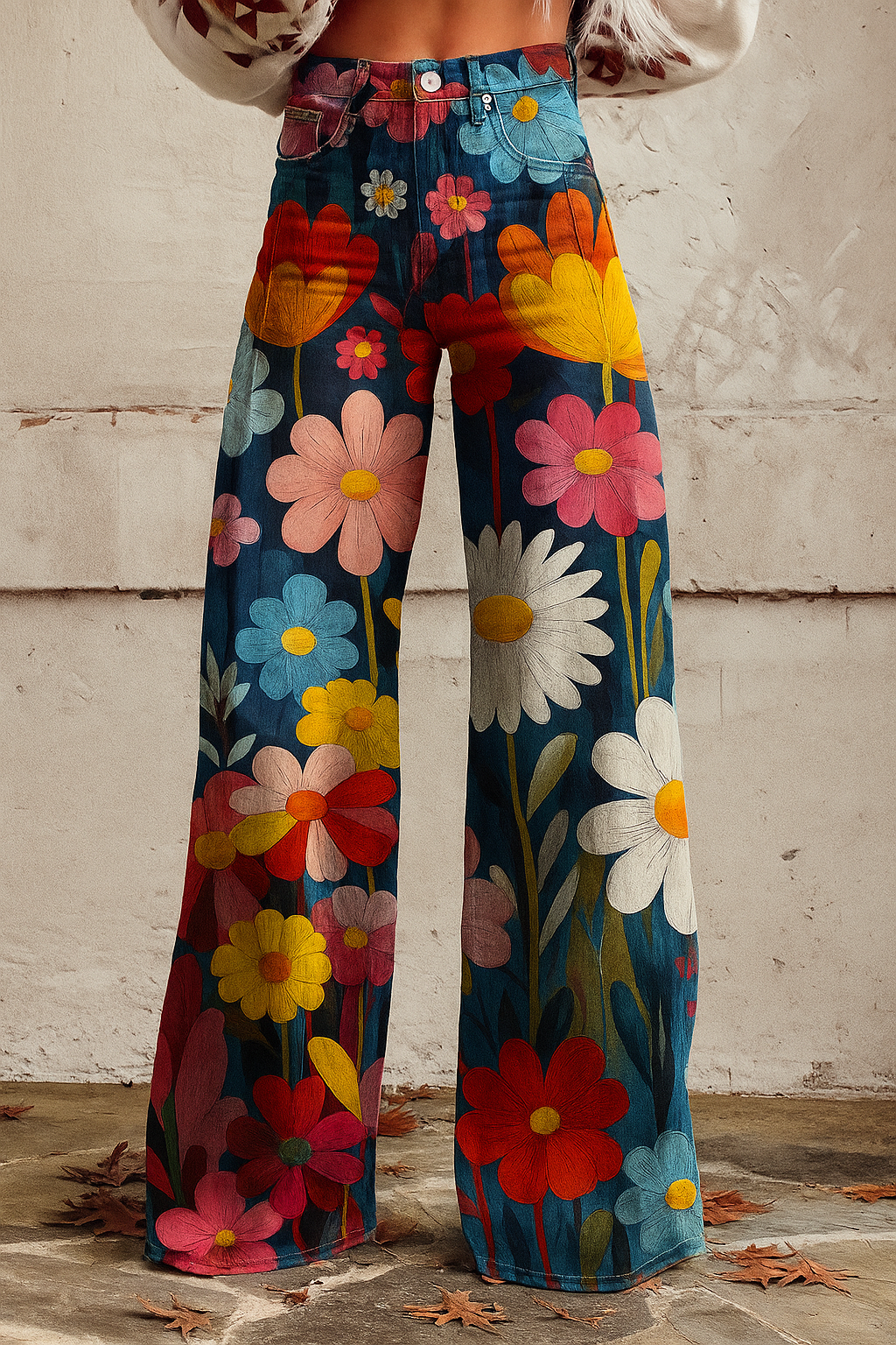 PANTALONES PALAZZO DE INSPIRACION VINTAGE