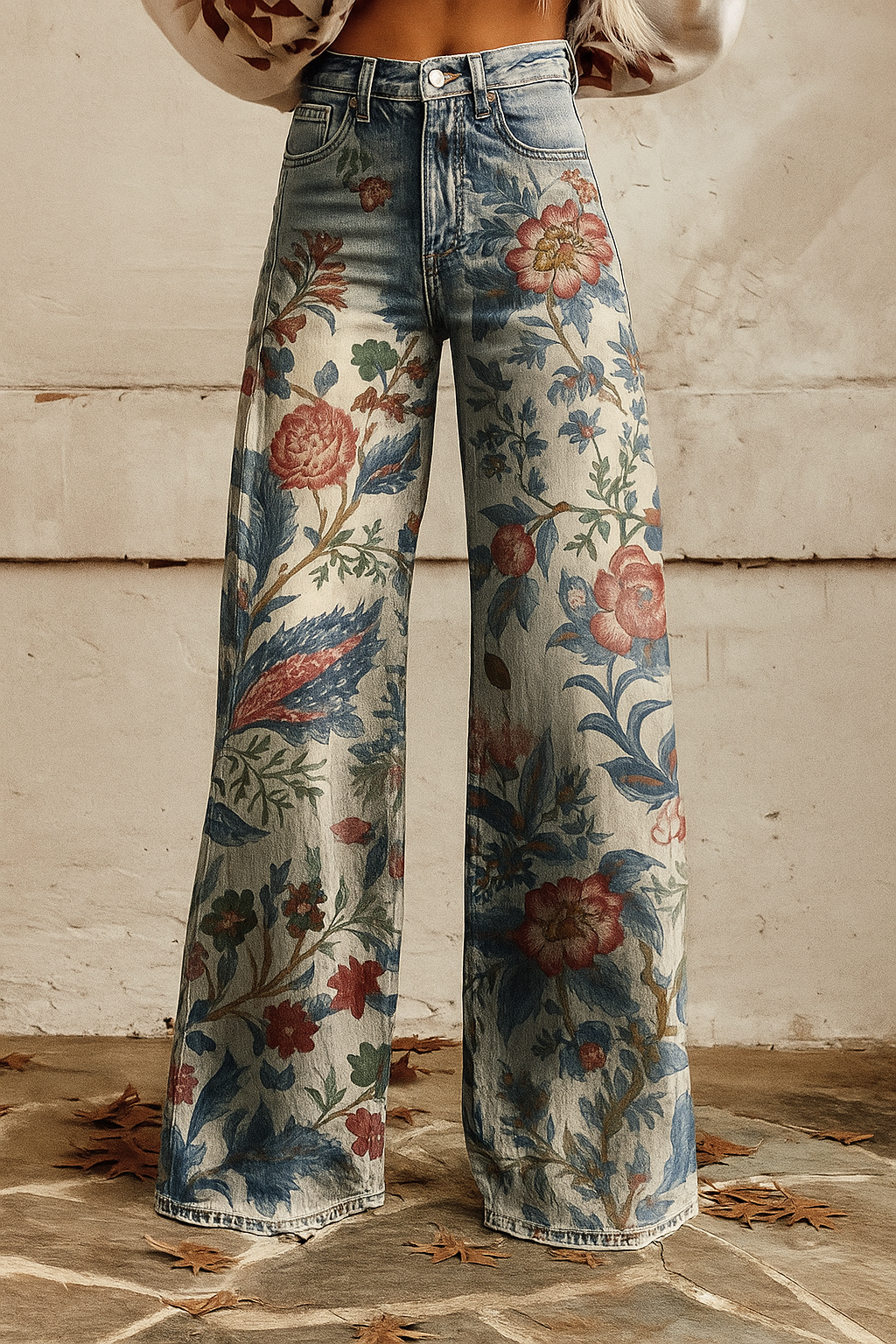 VAQUERO ACAMPANADO DISEÑO FLORA VIVA