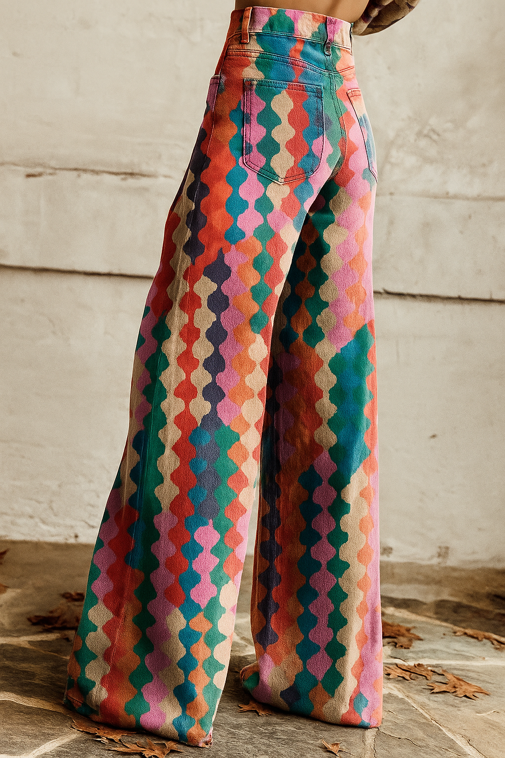 VAQUEROS ACAMPANADOS DISEÑO PICAS