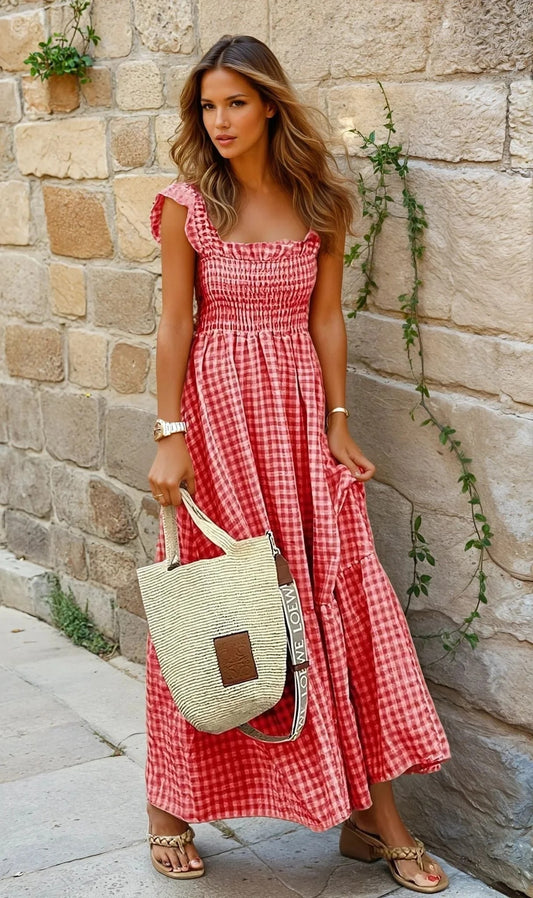 VESTIDO LARGO CASUAL ESPECIAL ISOLDE