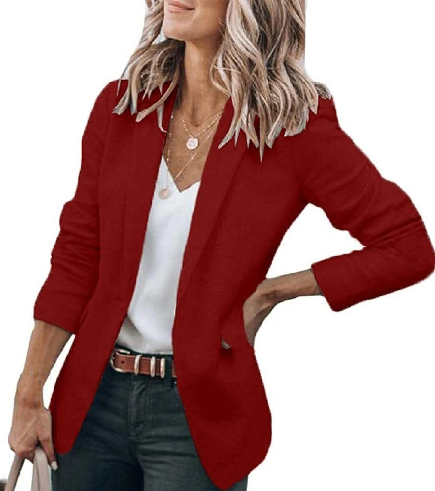 BLAZER MODERNO DE CORTE ENTALLADO VIRGINIA