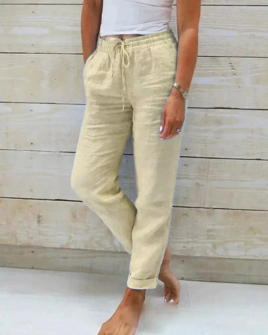PANTALON CASUAL DE LINO FRESH