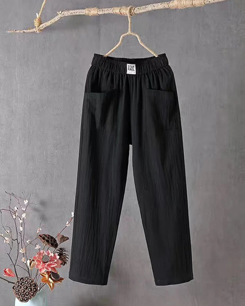 PANTALON LARGO CASUAL