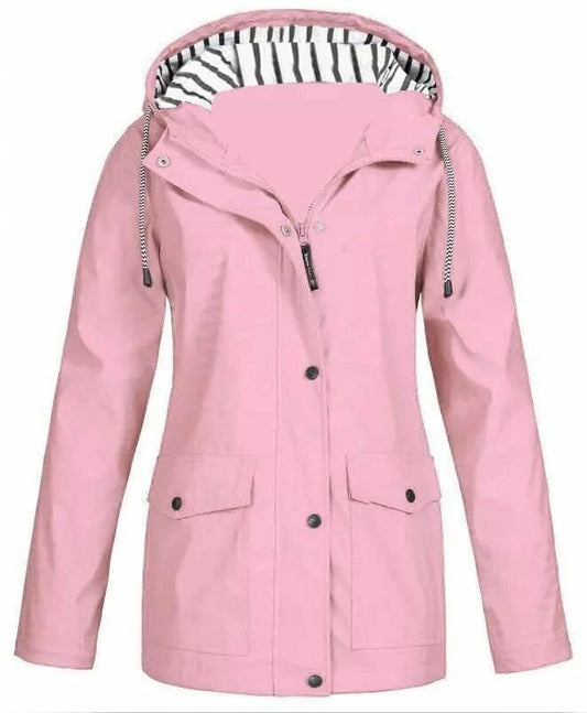 CHAQUETA IMPERMEABLE PARA LLUVIA CASUAL