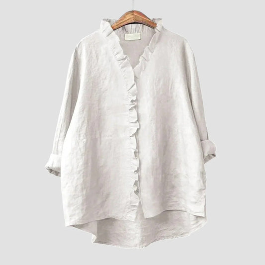 BLUSA DE LINO VERSATIL Y COMODA
