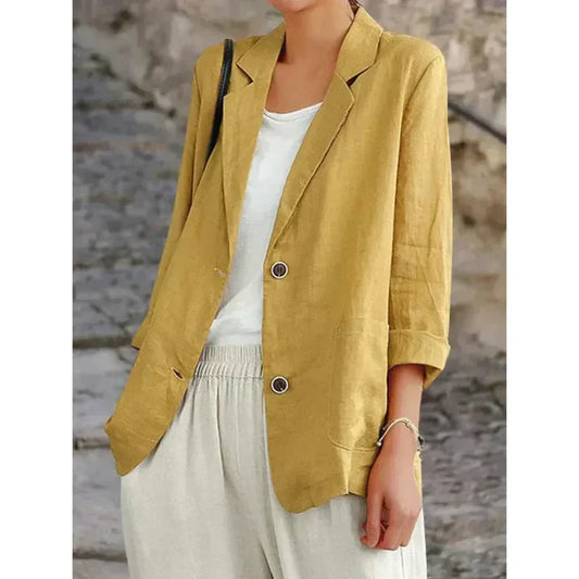 BLAZER MODERNO DE CORTE ENTALLADO VIRGINIA
