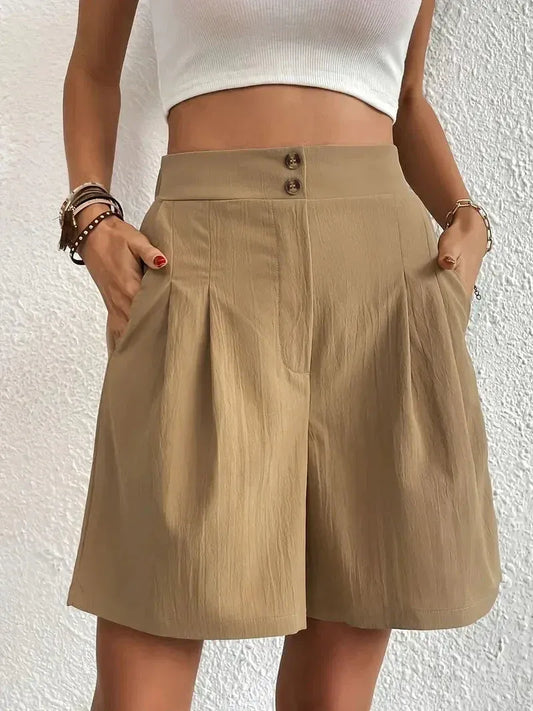 PANTALON CORTO DE CINTURA ALTA