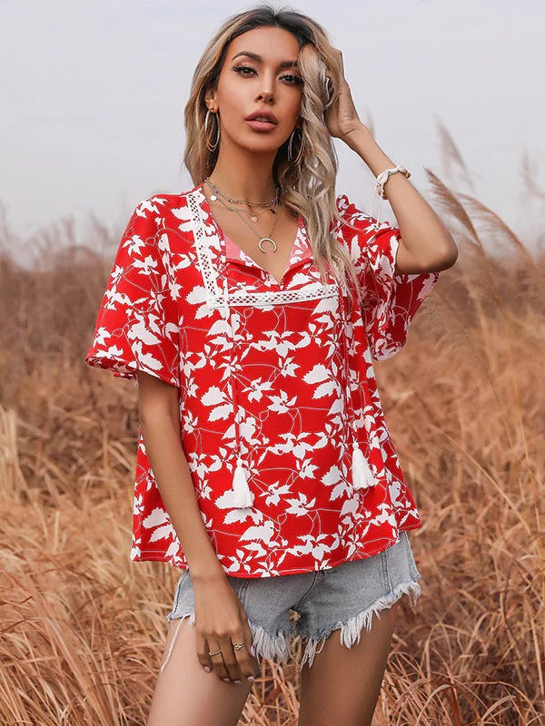 BLUSA DE ESTAMPADO FLORAL