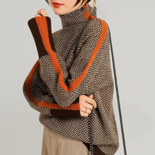 JERSEY MODERNO DE CUELLO ALTO