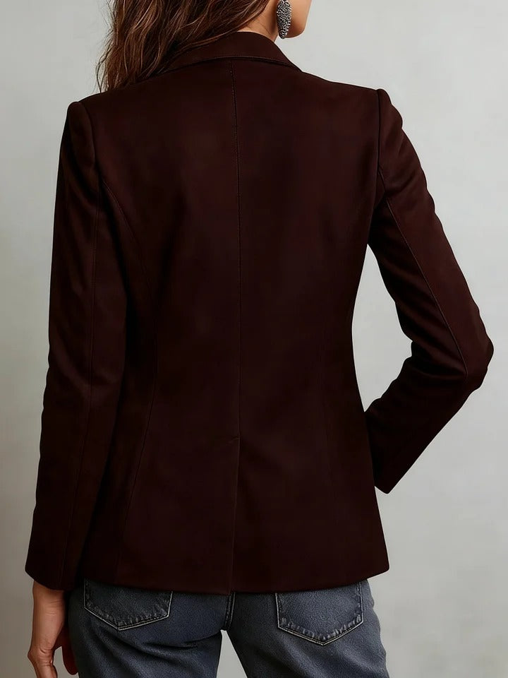 BLAZER DE GAMUZA VERO
