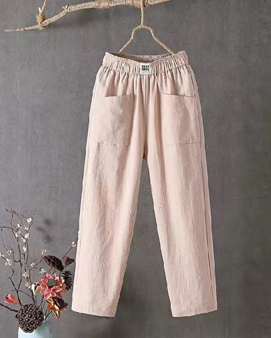 PANTALON LARGO CASUAL