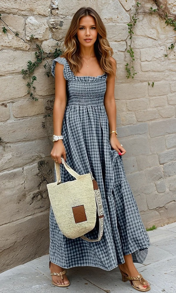 VESTIDO LARGO CASUAL ESPECIAL ISOLDE