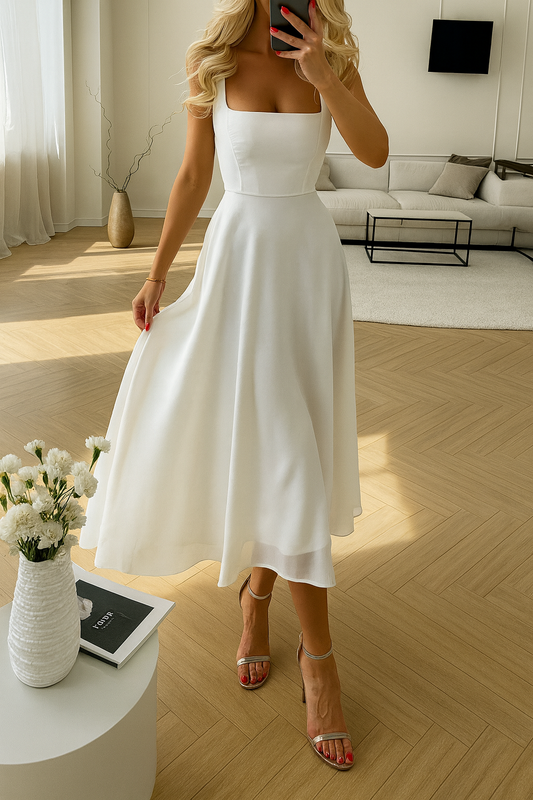 VESTIDO ALICIA DE PIEZA ELEGANTE MODERNA