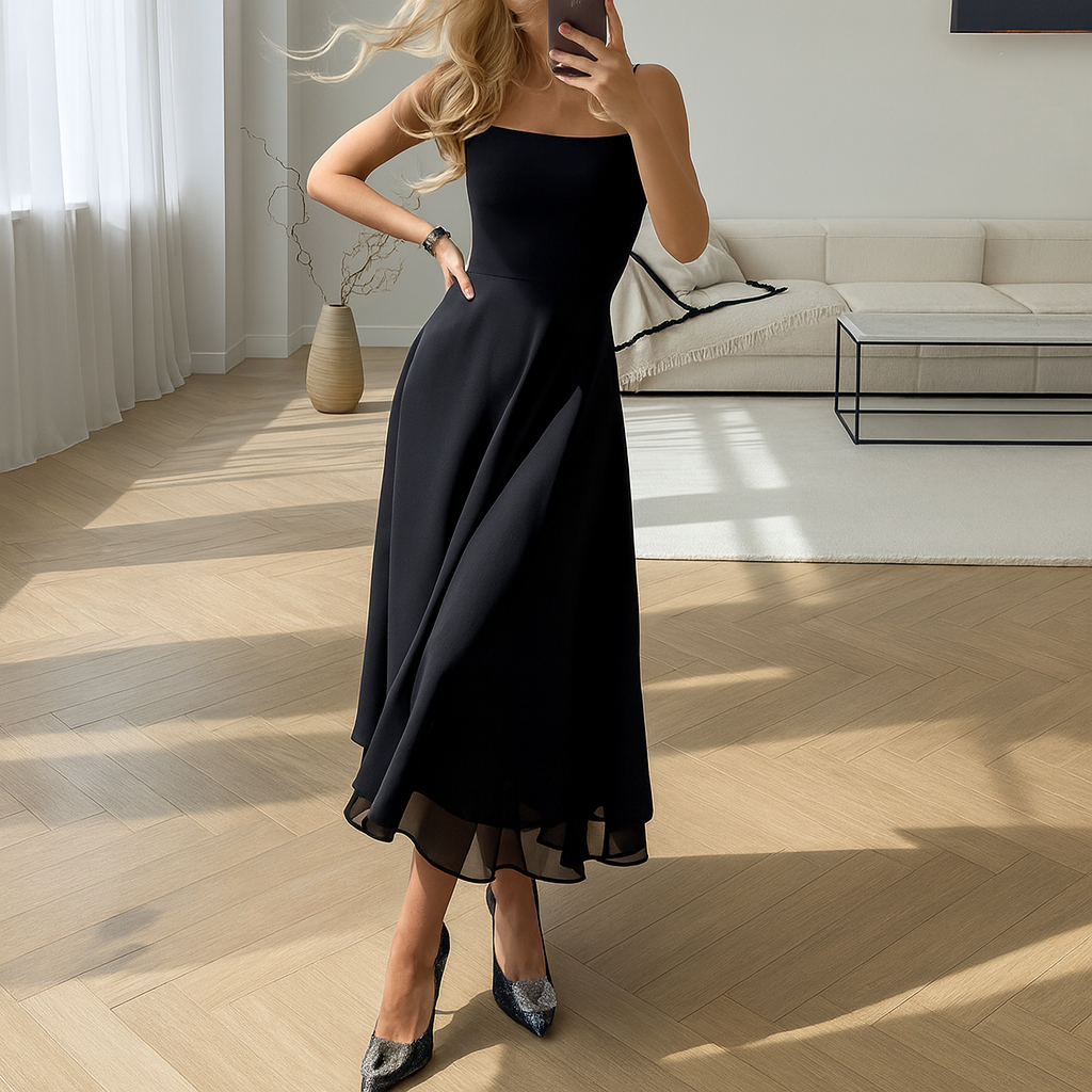 VESTIDO ALICIA DE PIEZA ELEGANTE MODERNA