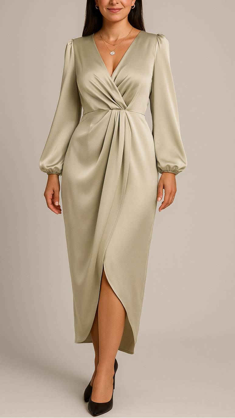 LAURA | VESTIDO MIDI FEMENINO ESPECIAL
