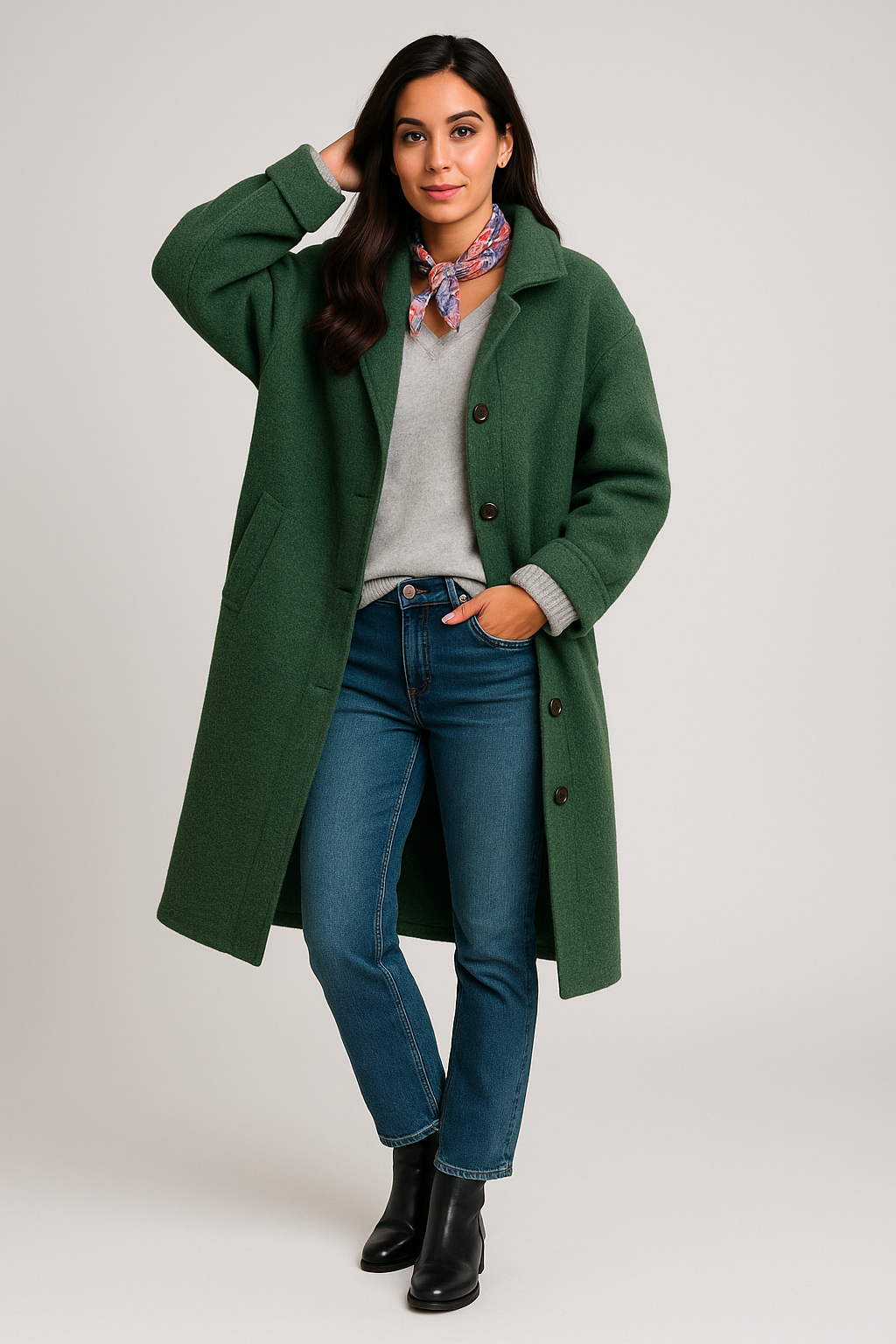 ABRIGO AURORA OVERSIZED CON CAPUCHA