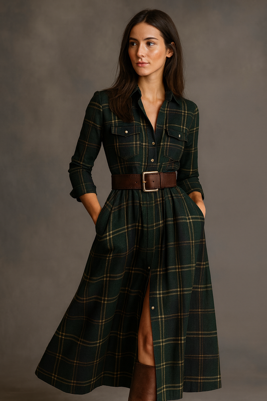 VESTIDO HIGHLAND LUXE ELEGANCIA SALVAJE