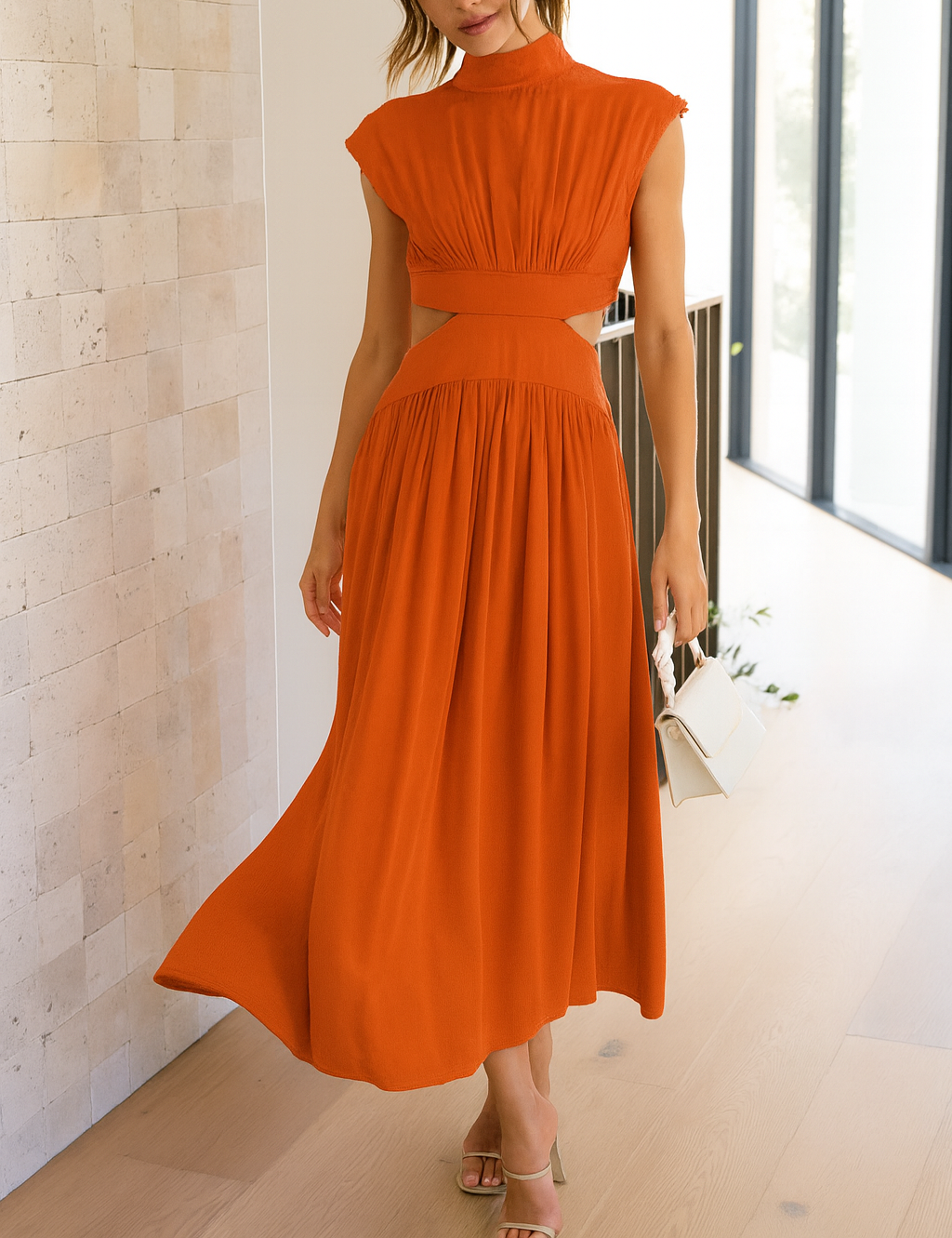 VESTIDO MIDI SUTIL ATEMPORAL SELENA