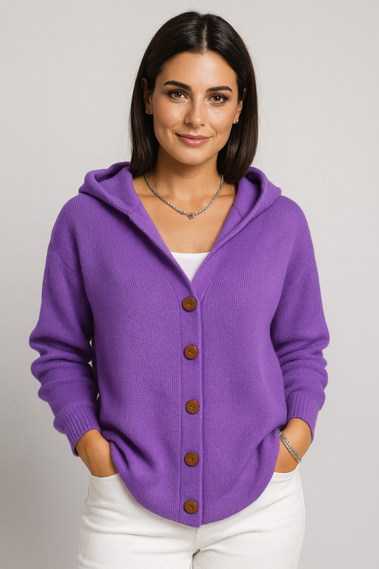 CARDIGAN AURA CASUAL CON CAPUCHA
