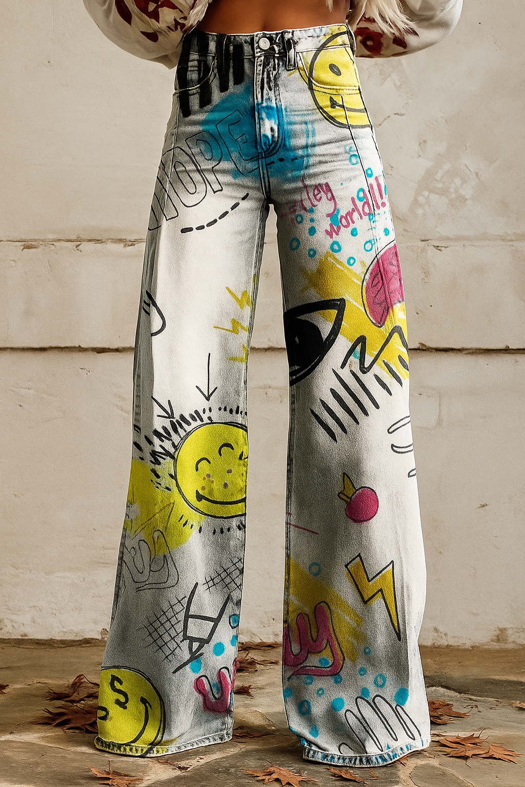 VAQUERO ACAMPANADO DISEÑO GRAFITI