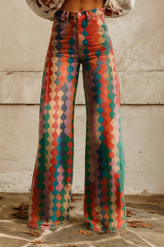 VAQUEROS ACAMPANADOS DISEÑO PICAS