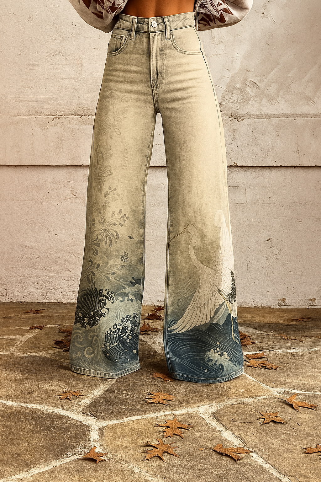 VAQUEROS ACAMPANADOS LOW MAREA