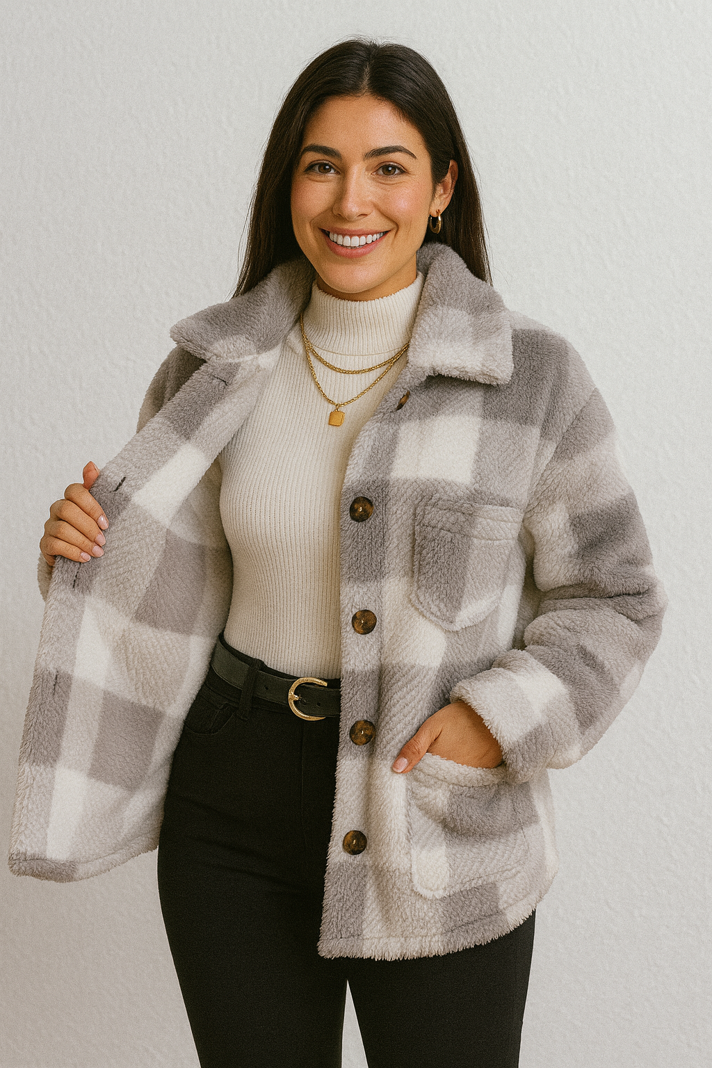 CHAQUETA NUBE INVERNAL SUAVIDAD, ESTILO Y CALIDEZ UN SOLO DISEÑO