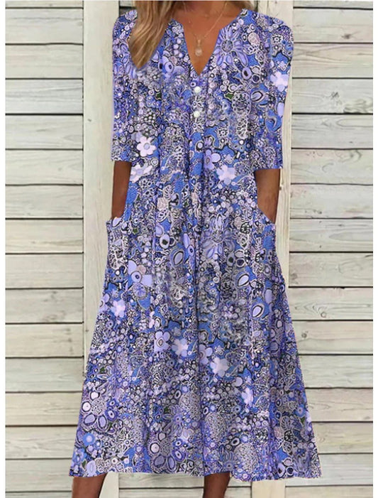 VESTIDO LARGO MIDI WANDA