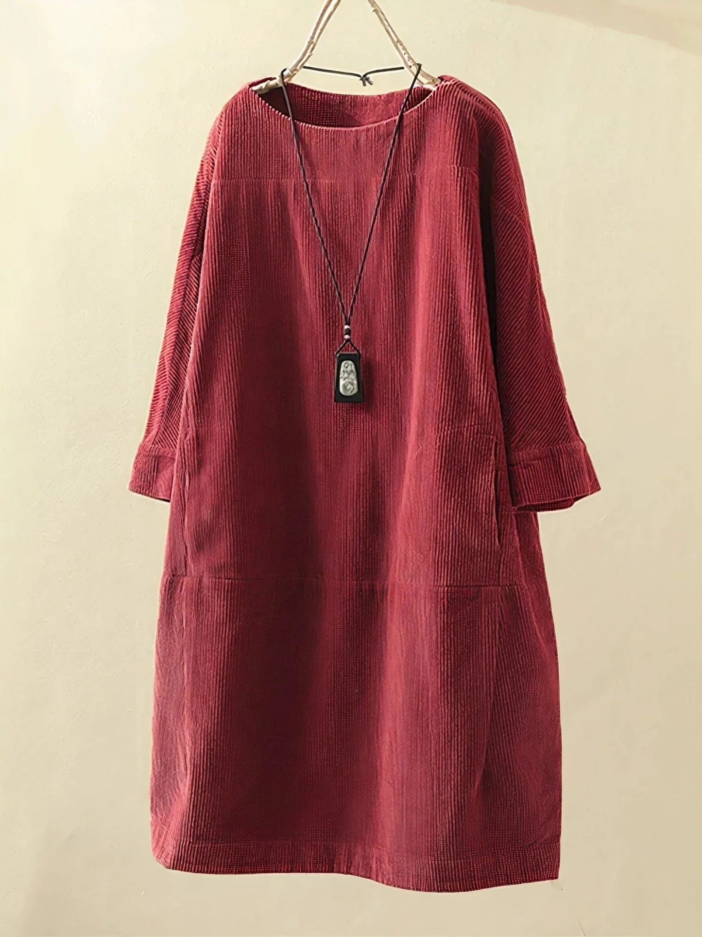 VESTIDO MIDI SUAVE Y COMODO