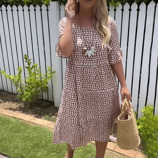 VESTIDO MIDI FRESCO LORNEA