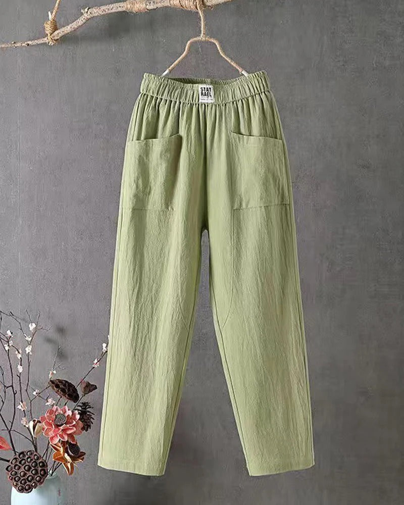 PANTALON LARGO CASUAL