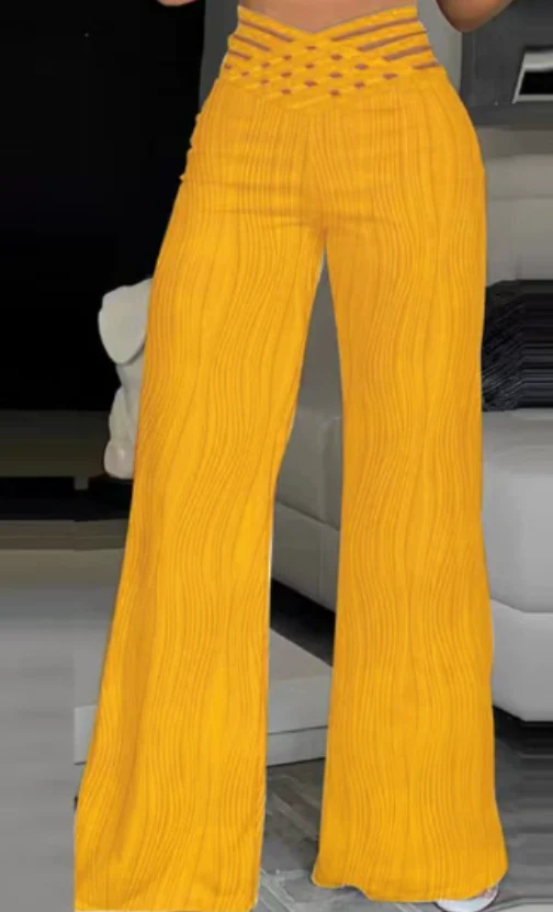 PANTALONES PALAZZO CINTURA ALTA