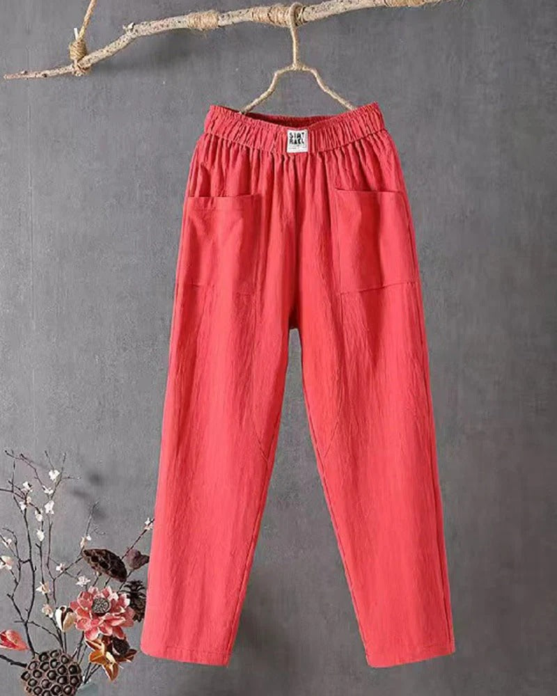 PANTALON LARGO CASUAL