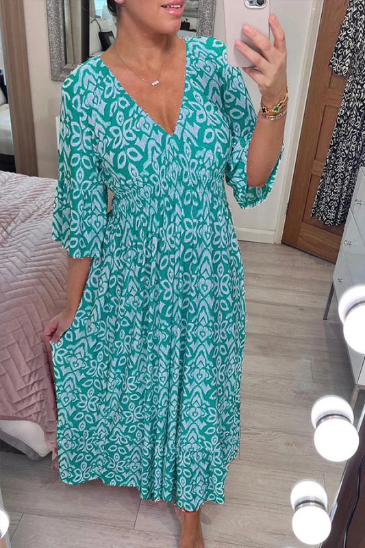 VESTIDO MIDI FLUIDO RANIA