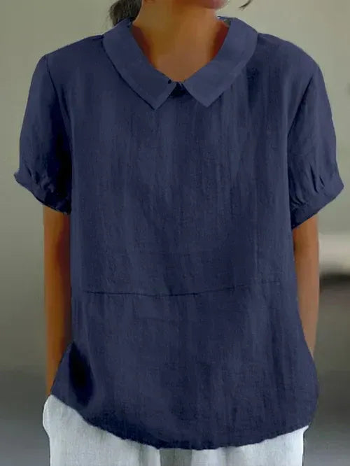 BLUSA DE LINO REFINADA