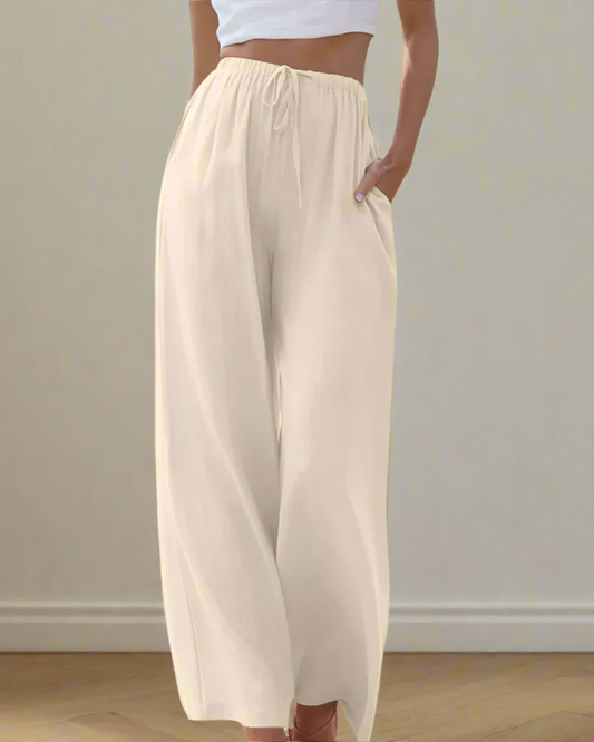 PANTALON PALAZZO COLOR SUAVEV HILD