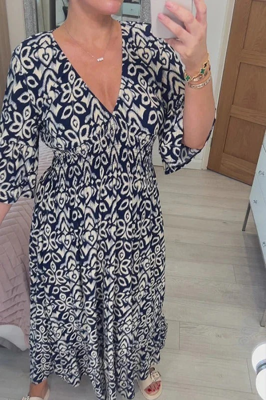 VESTIDO MIDI FLUIDO RANIA