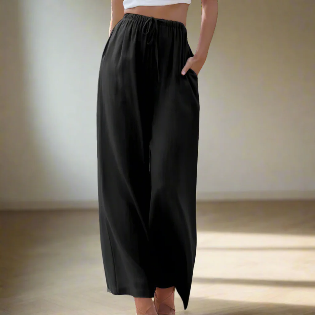 PANTALON PALAZZO COLOR SUAVEV HILD