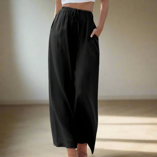 PANTALON PALAZZO COLOR SUAVEV HILD