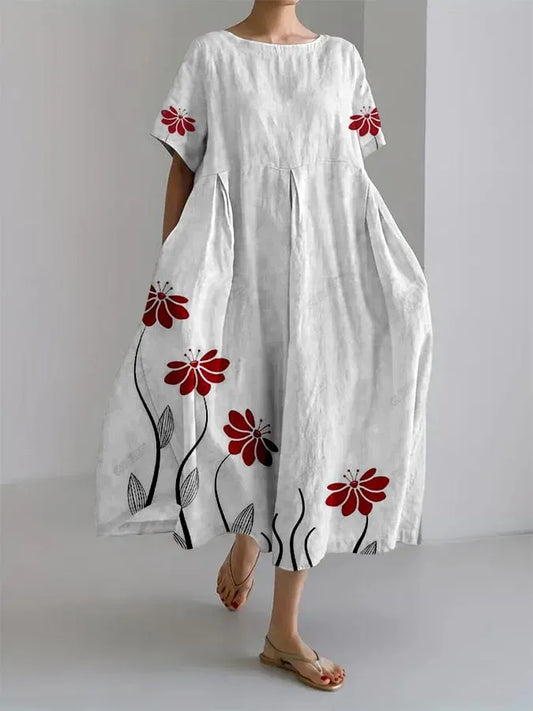 VESTIDO FRESCO Y FLUIDO FLORAL