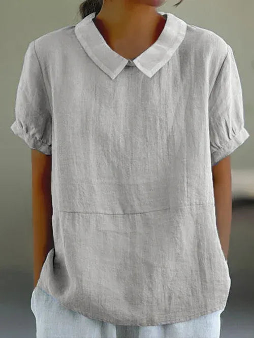 BLUSA DE LINO REFINADA