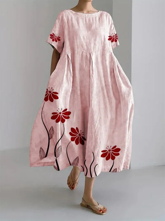 VESTIDO FRESCO Y FLUIDO FLORAL
