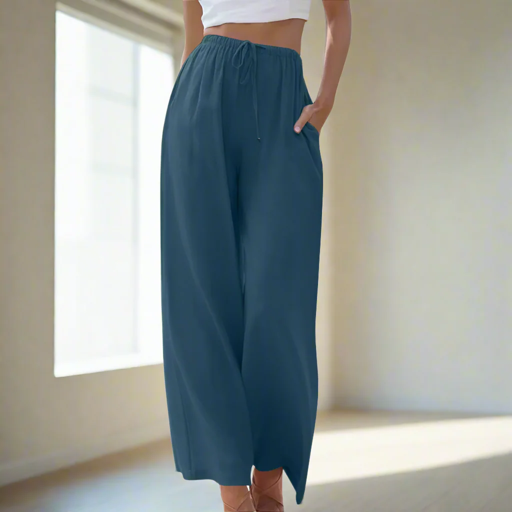 PANTALON PALAZZO COLOR SUAVEV HILD