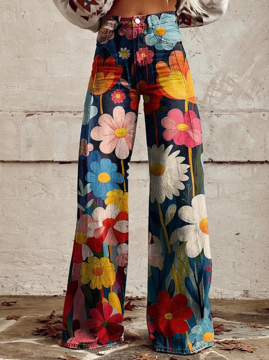 PANTALONES PALAZZO DE INSPIRACION VINTAGE