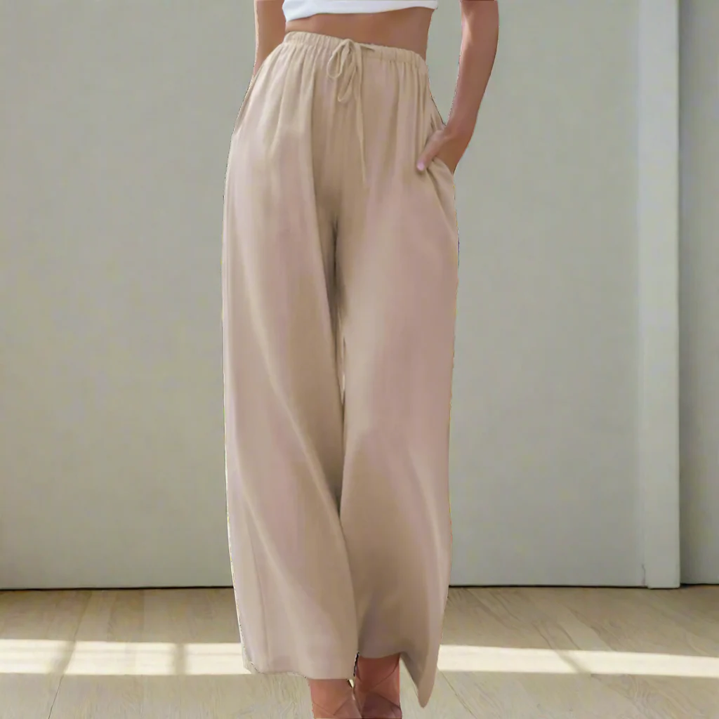 PANTALON PALAZZO COLOR SUAVEV HILD