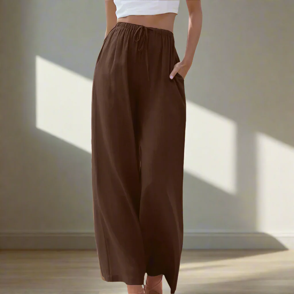 PANTALON PALAZZO COLOR SUAVEV HILD