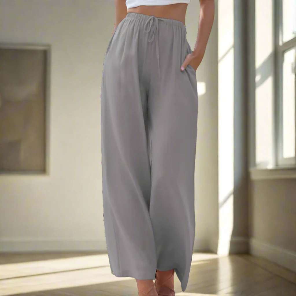 PANTALON PALAZZO COLOR SUAVEV HILD