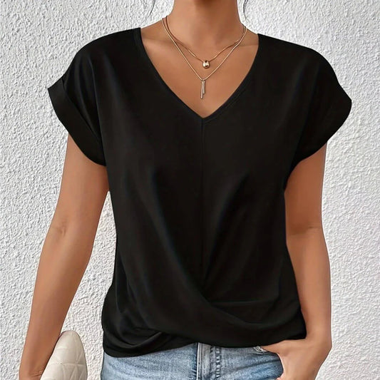 CAMISETA CORTE DE V CASUAL
