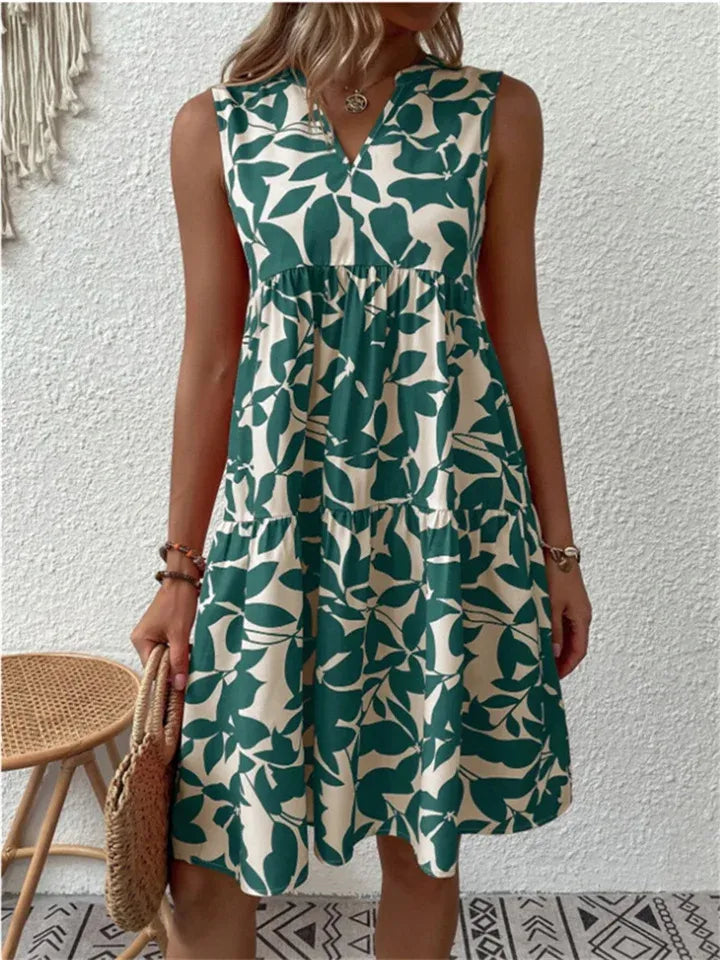 VESTIDO DISEÑO BOTANICO